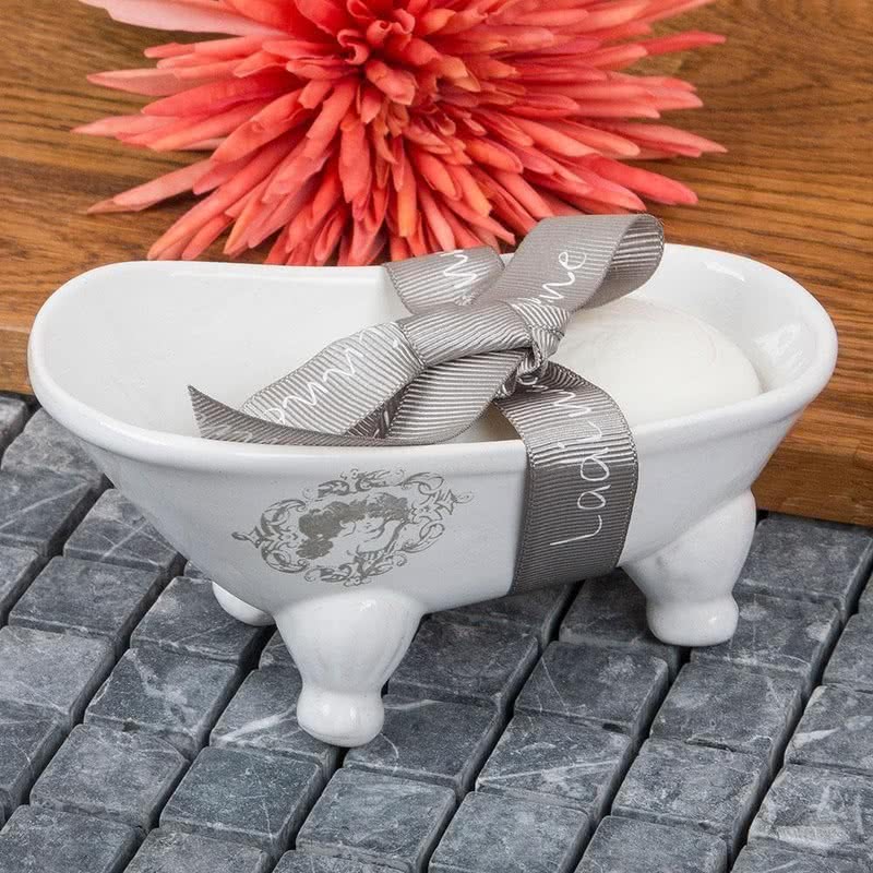 Ev Hediyesi Porselen Banyo Sabunluğu Hediye Sepeti