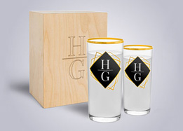 Kişiye Özel Rakı Kadehleri