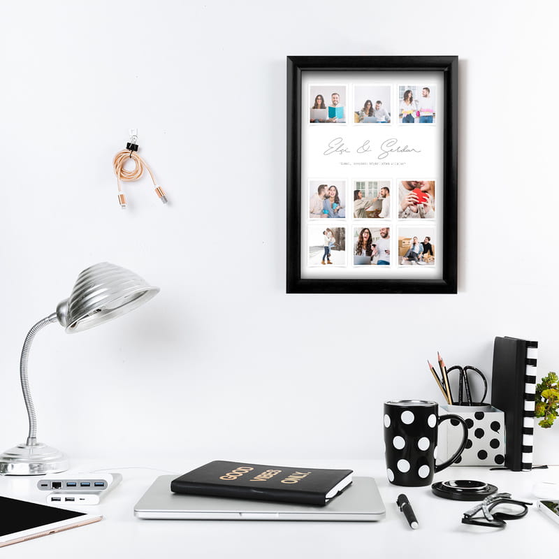 9 Fotoğraf Baskılı Hediye Çerçeve