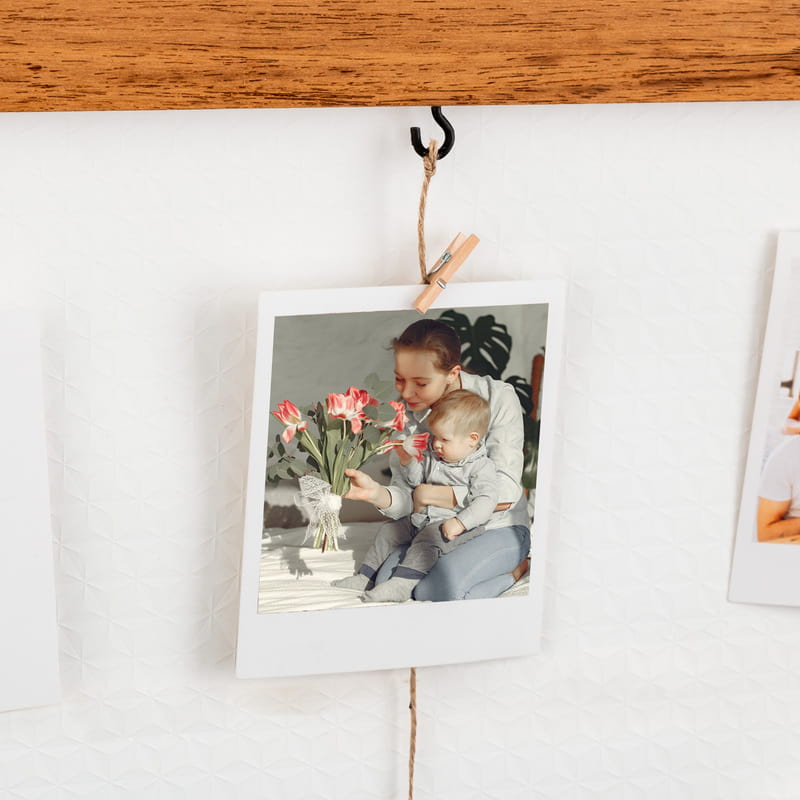 Anneler Günü Hediyesi 8 Fotoğraflı İp Askılı Albüm