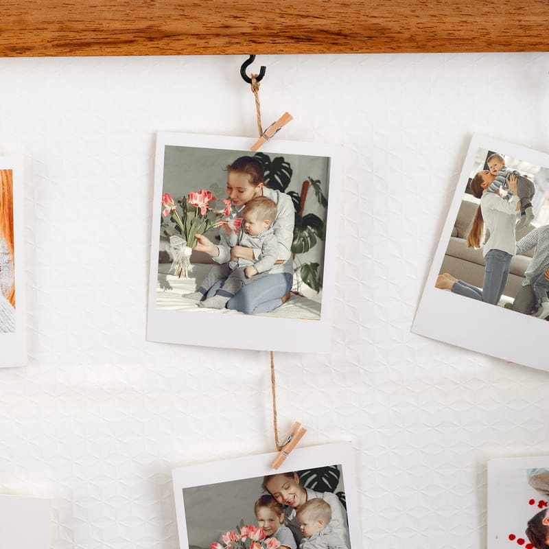 Anneler Günü Hediyesi 8 Fotoğraflı İp Askılı Albüm