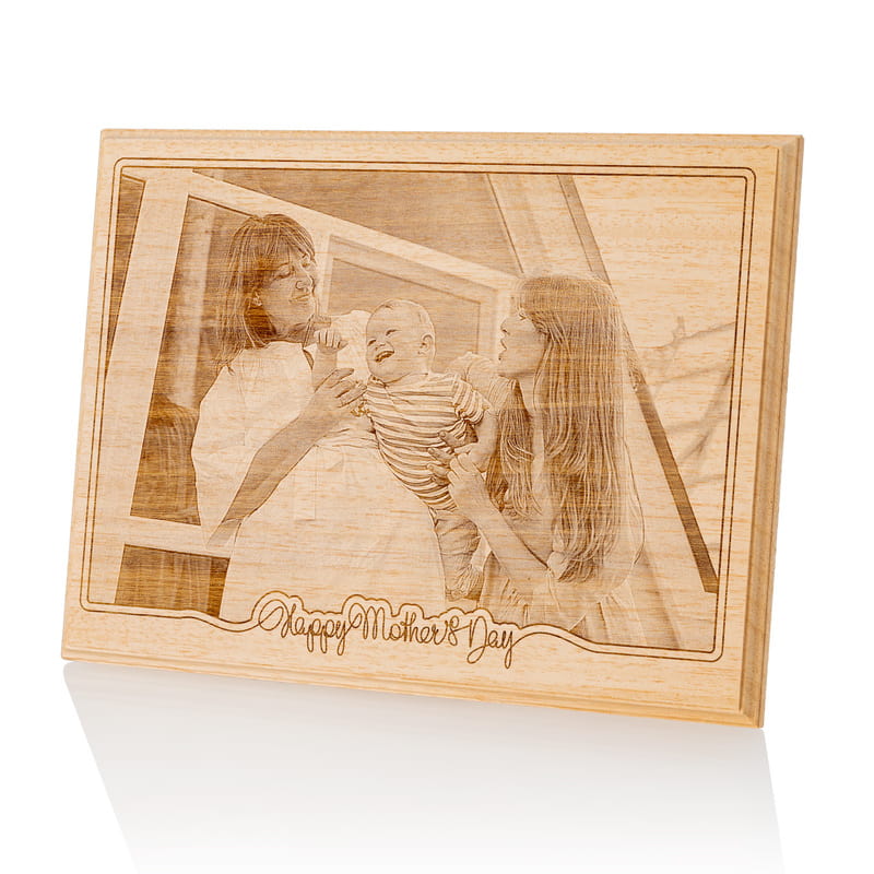 Anneler Günü Hediyesi Fotoğraf Baskılı Ahşapfoto