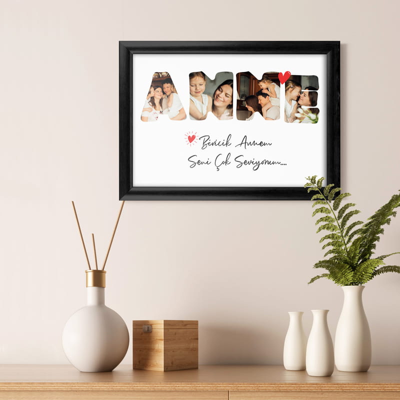 ANNE Fotoğraf Baskılı Dekoratif Çerçeve