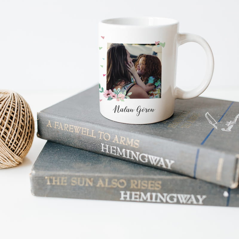 Anneye Hediye Fotoğraf Baskılı Mesajlı Kupa Bardak
