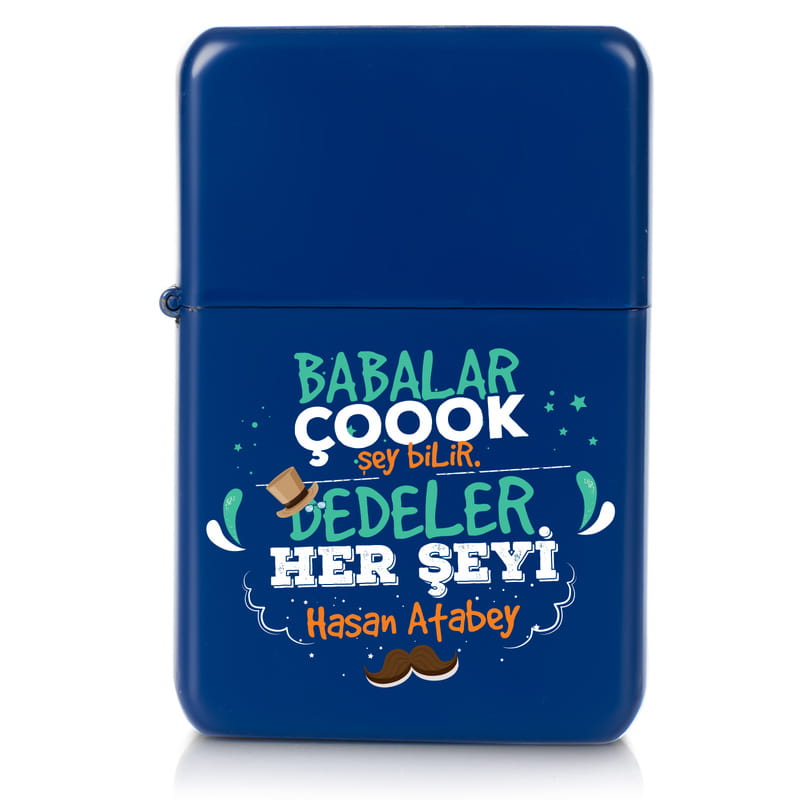 Dedeye Hediye Metal Çakmak Seti