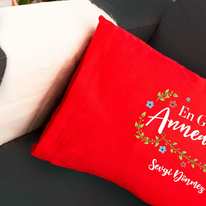 En Güzel Anneanneye Hediye Kişiye Özel Bel Yastığı