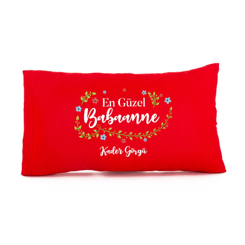 En Güzel Babaanneye Hediye Kişiye Özel Bel Yastığı