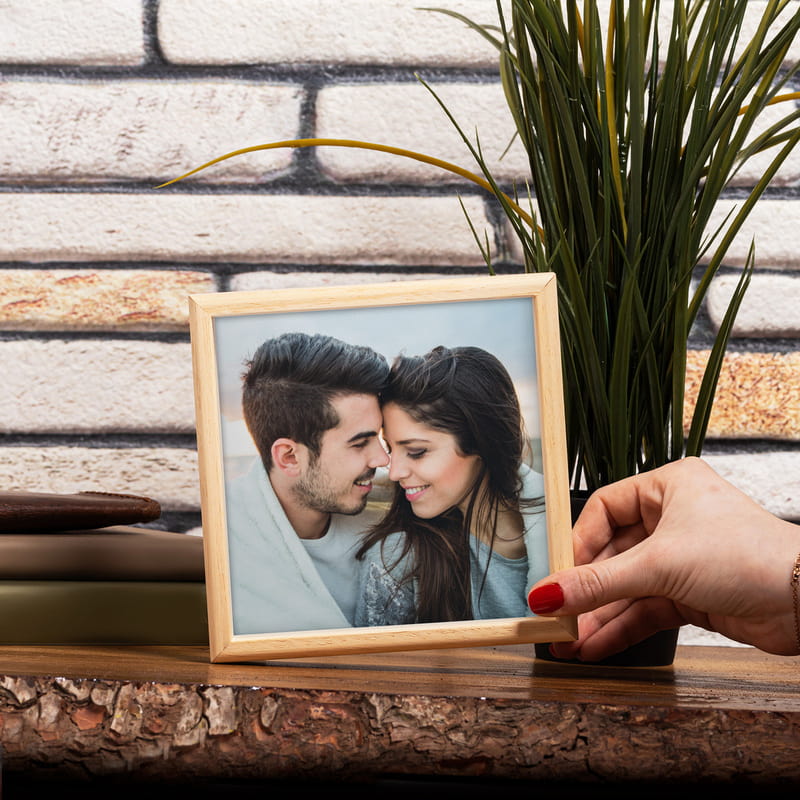 Fotoğraf Baskılı Minimal Ahşap Tablo