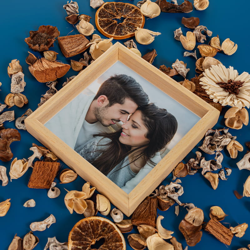 Fotoğraf Baskılı Minimal Ahşap Tablo