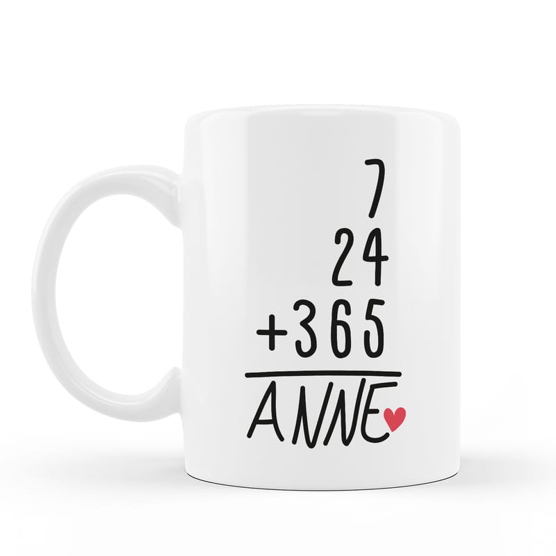 Her Daim En Kıymetlinize Baskılı Kupa Bardak