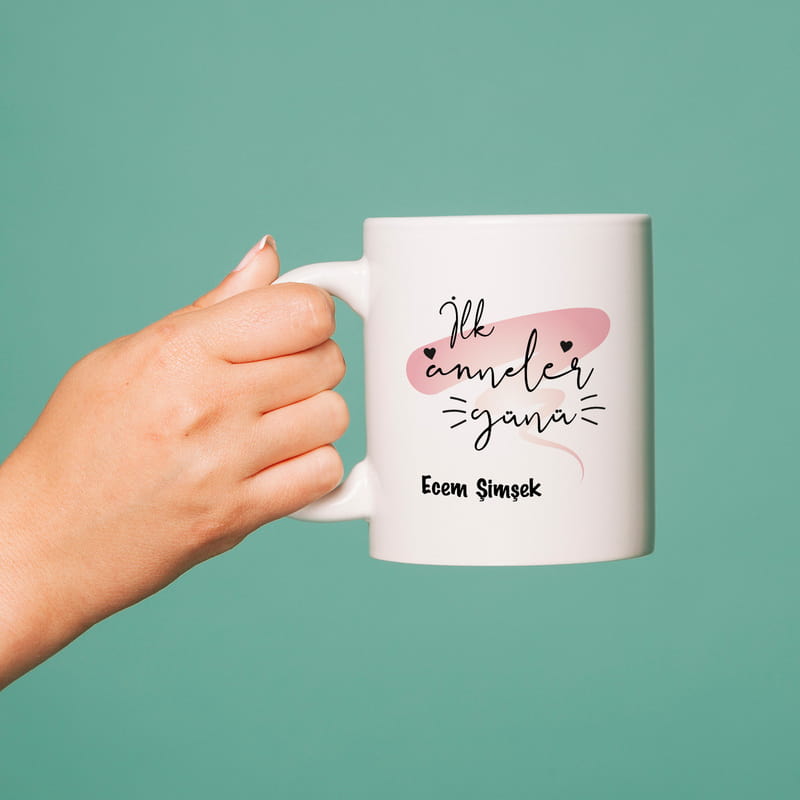 İlk Anneler Günü Hediyesi Kişiye Özel Kupa Bardak