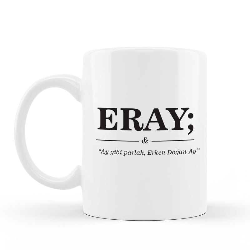 İsim Ve Anlamı Yazılı Hediye Kupa Bardak