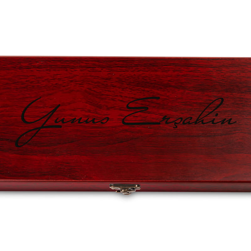 İsme Özel İmza Tasarımlı Şarap Kutusu ve Aksesuar Seti