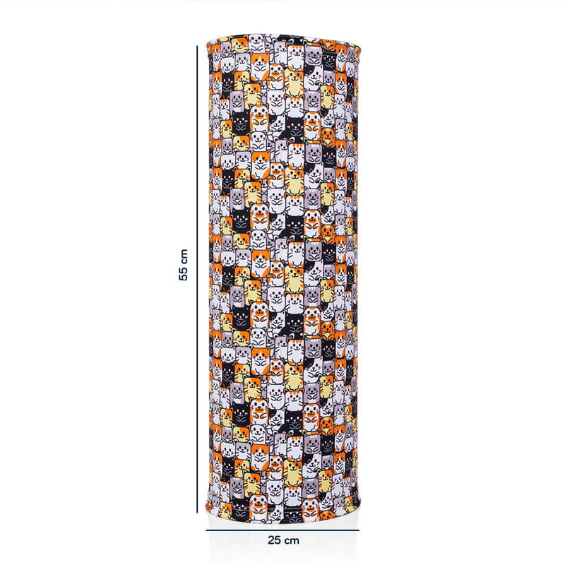 Kadınlara Özel Sevimli Kedi Desenli Bandana Maske