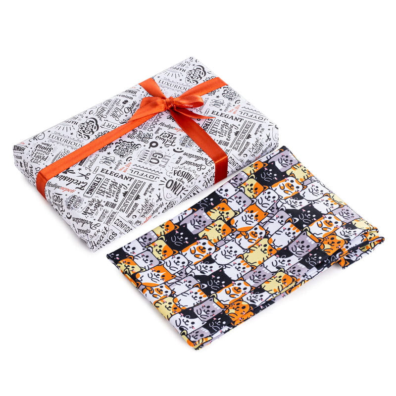 Kadınlara Özel Sevimli Kedi Desenli Bandana Maske