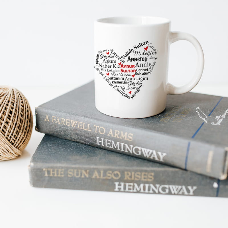 Kişiye Özel Anne Hitapları Esprili Hediye Kupa Bardak