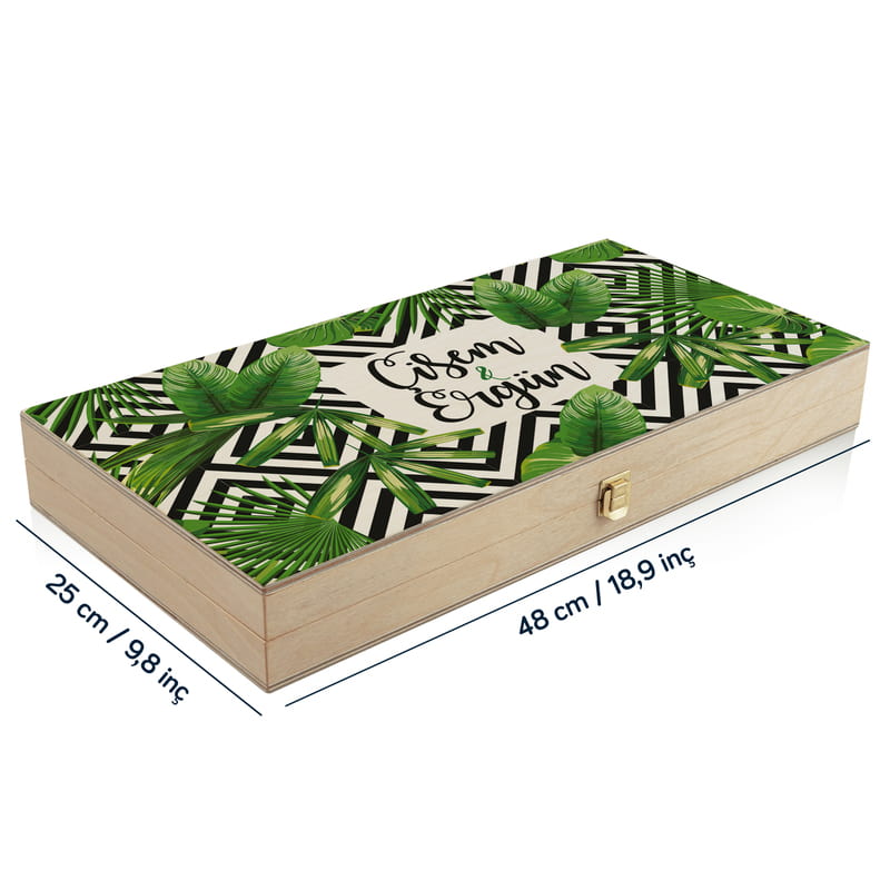 Kişiye Özel El Yapımı Tavla Seti