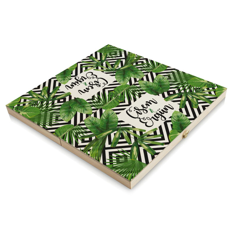 Kişiye Özel El Yapımı Tavla Seti