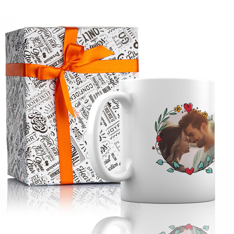 Sevgililer Günü Hediyesi Fotoğraflı Kupa Bardak