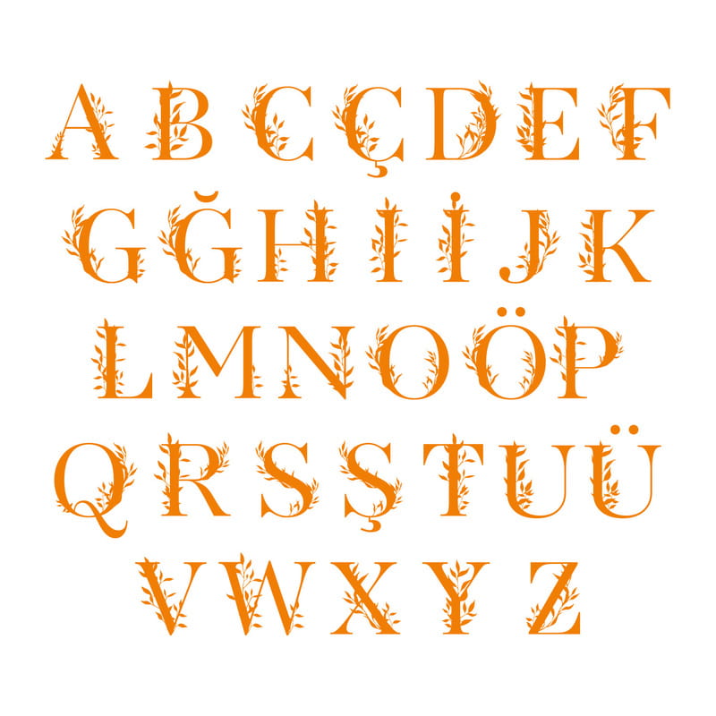 Sevgiliye Hediye Baş Harfleriniz Yazılı Dekoratif Yastık