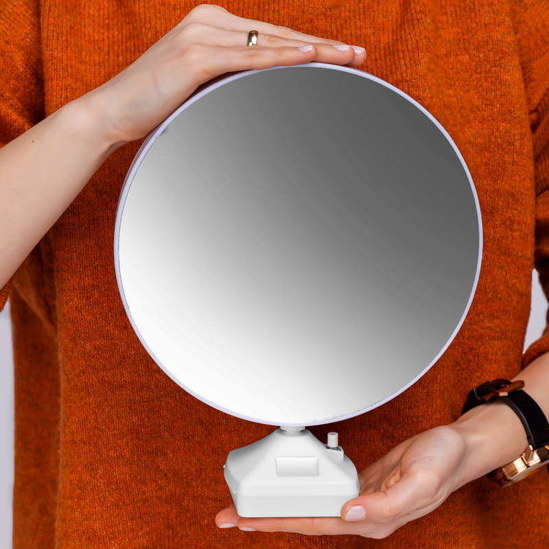 Sevgiliye Hediye İsimli Fotoğraf Baskılı Işıklı Makyaj Aynası