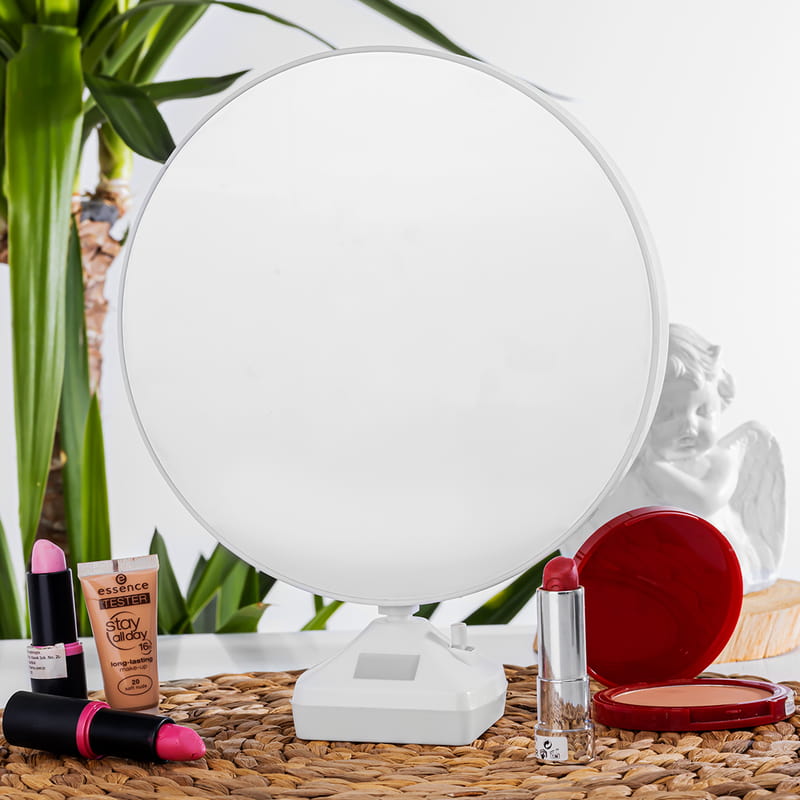 Sevgiliye Hediye İsimli Fotoğraf Baskılı Işıklı Makyaj Aynası