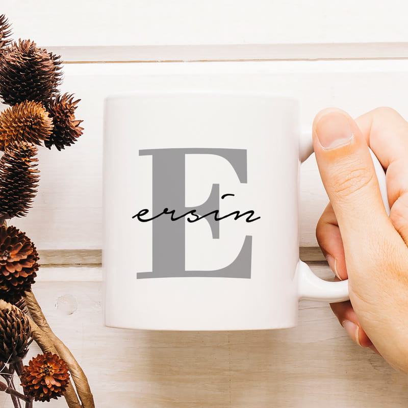 Sevgiliye Kişiye Özel Kupa ve Ajandalı Hediye Kutusu