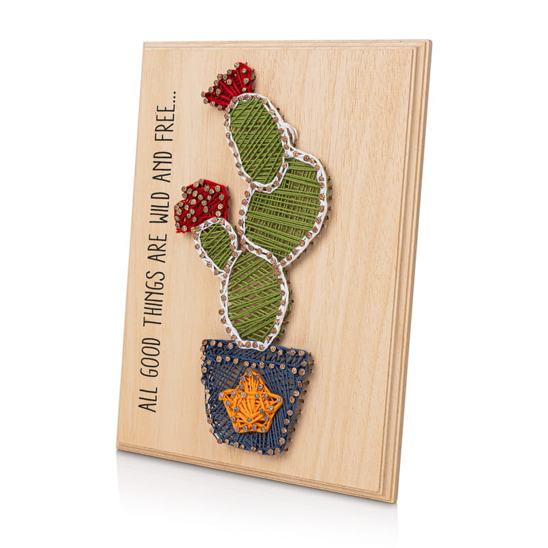 Sevimli Kaktüs Tasarımlı Filografi Yapım Seti