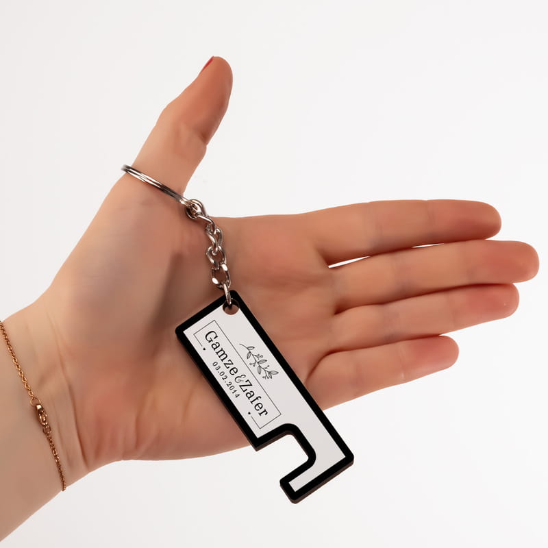 Yıldönümü Hediyesi Telefon Tutuculu Anahtarlık