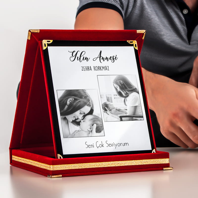 Yılın Annesine İlk Anneler Günü Hediyesi Kişiye Özel Plaket