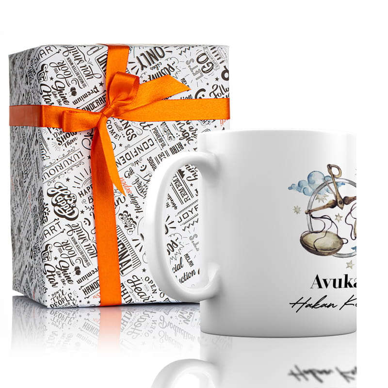 Avukat Arkadaşa Hediye İsim Yazılı Porselen Kupa