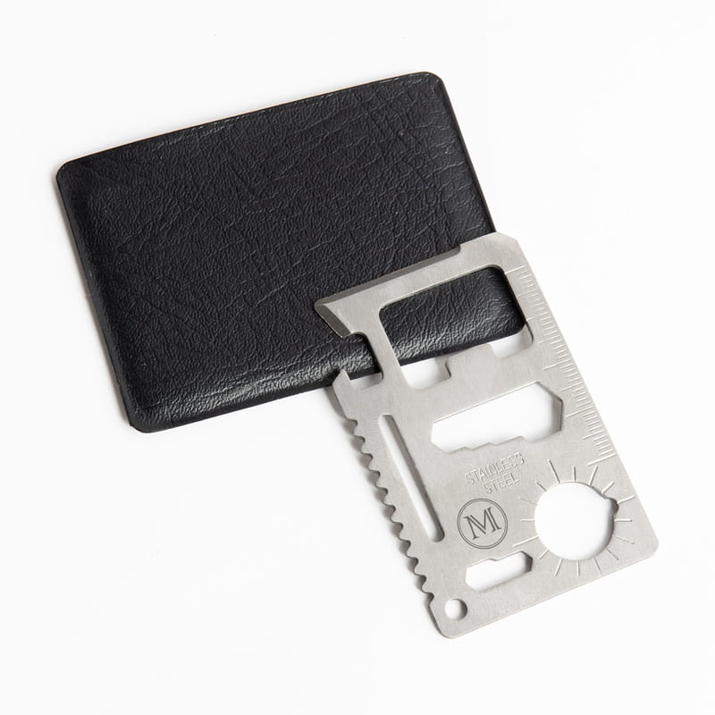 Baş Harf İşlemeli 11 Fonksiyonlu Metal Survival Kart