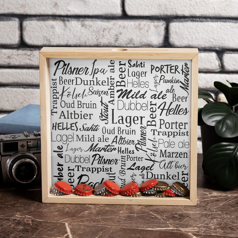Bira Sever Arkadaşa Dünya Biraları Tasarımlı Koleksiyon Kutusu