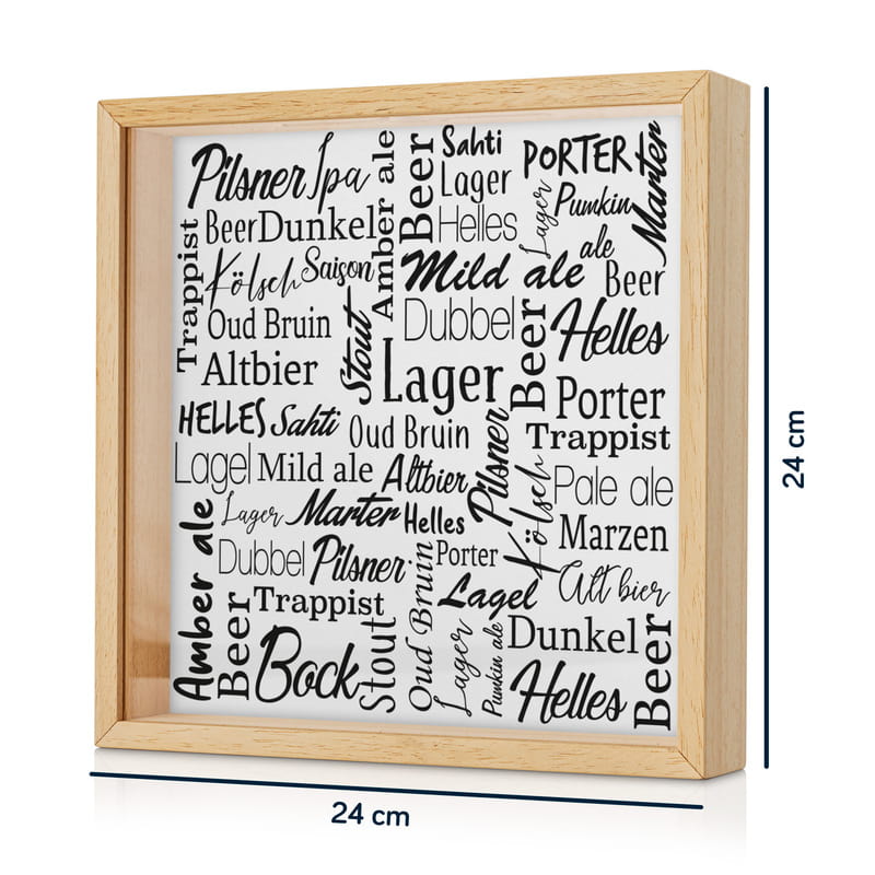 Bira Sever Arkadaşa Dünya Biraları Tasarımlı Koleksiyon Kutusu