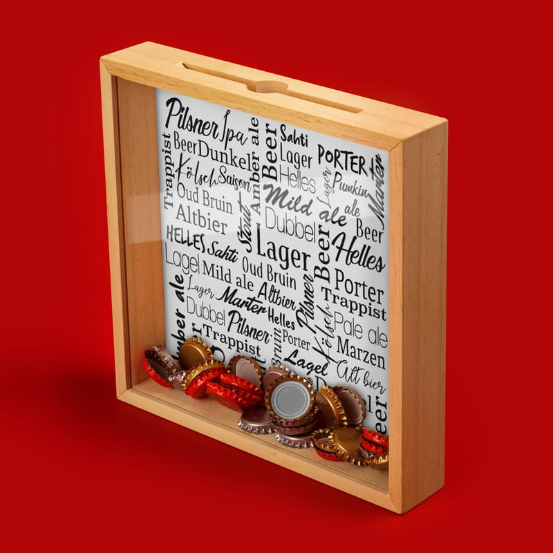 Bira Sever Arkadaşa Dünya Biraları Tasarımlı Koleksiyon Kutusu
