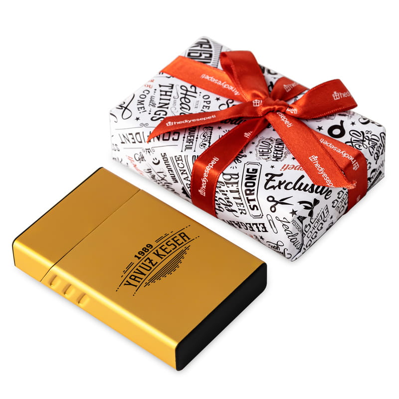 Doğum Günü Hediyesi İsim Yazılı Sigara Kutusu