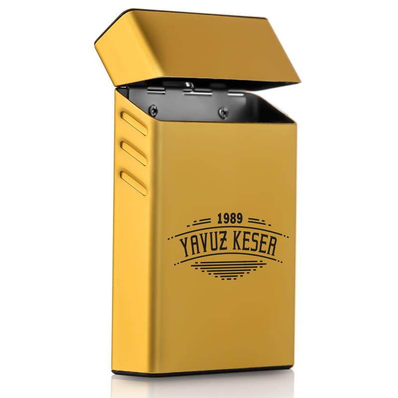 Doğum Günü Hediyesi İsim Yazılı Sigara Kutusu