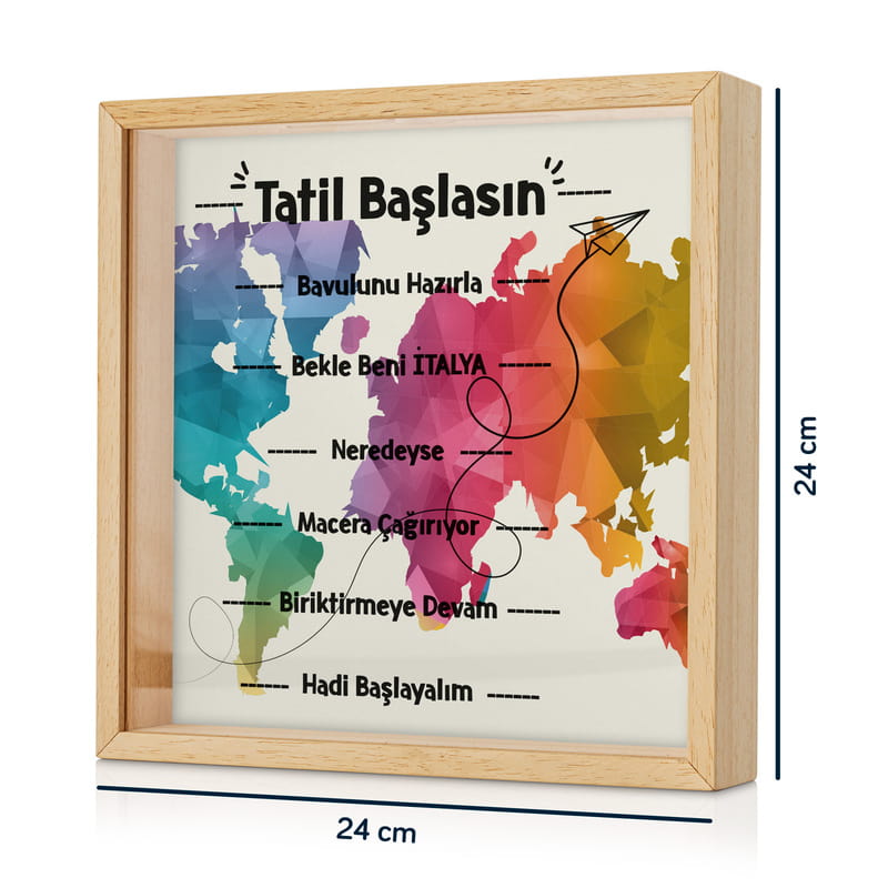 Gideceğiniz Yere Özel Seyahat Birikim Kumbarası