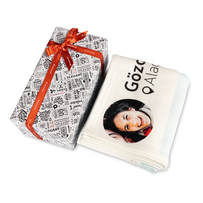 Instagram Tasarımlı Tv Battaniyesi Modeli- Tek Kişilik Battaniye