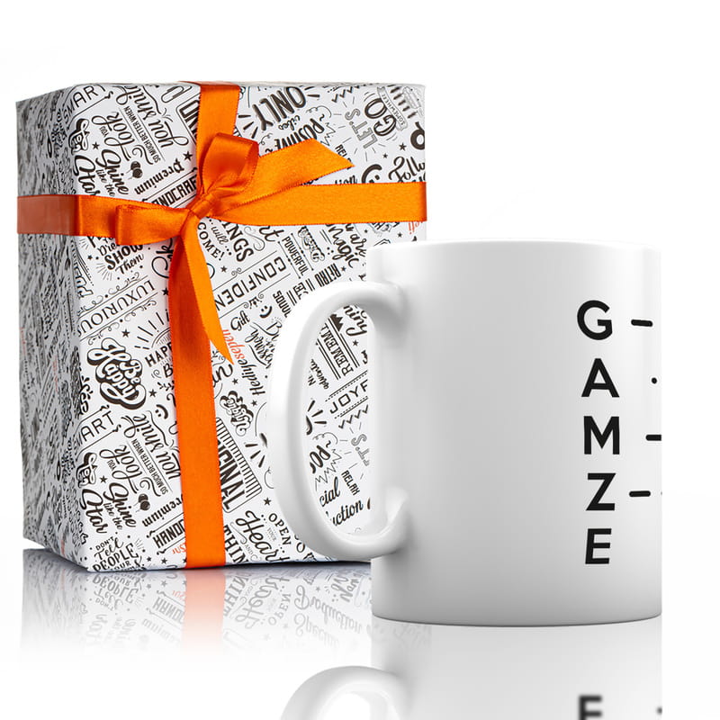 İsim Yazılı Mors Alfabesi Tasarımlı Porselen Kupa