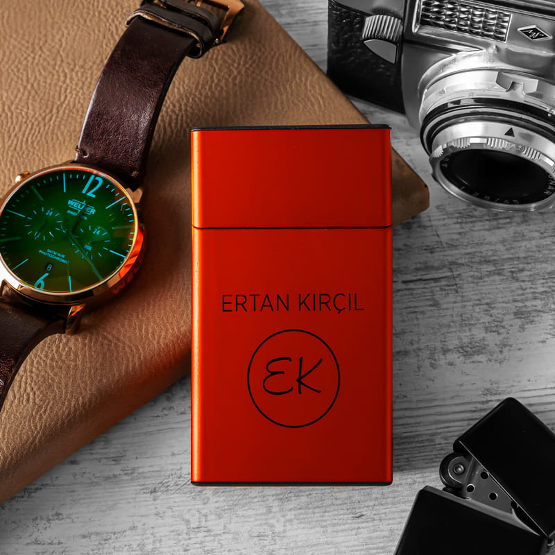 İsme Özel Arkadaşa Hediye Sigara Kutusu