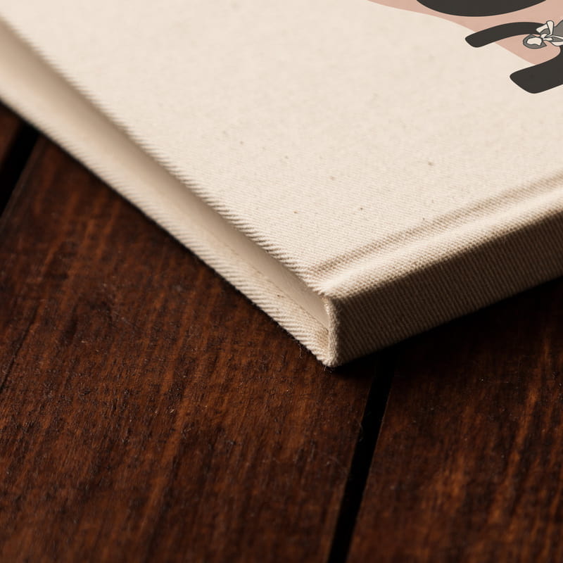 İsme Özel Yoga Eğitmenine Hediye Kanvas Defter