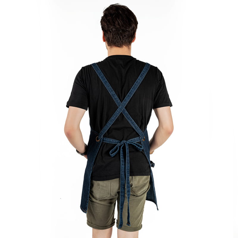 Chef Tasarımlı Hediye Kot Mutfak Önlüğü