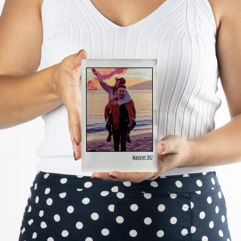 Kişiye Özel Fotoğraf Baskılı Akrilik Anı Çerçevesi