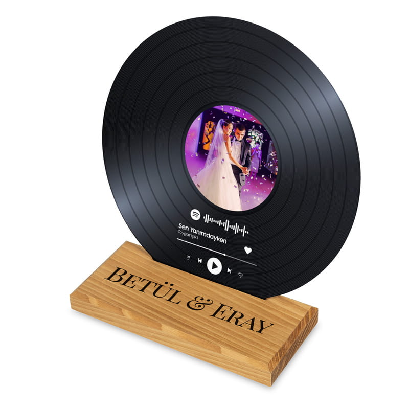 Kişiye Özel İlk Dans Şarkısı Müzik Barkodlu Plak