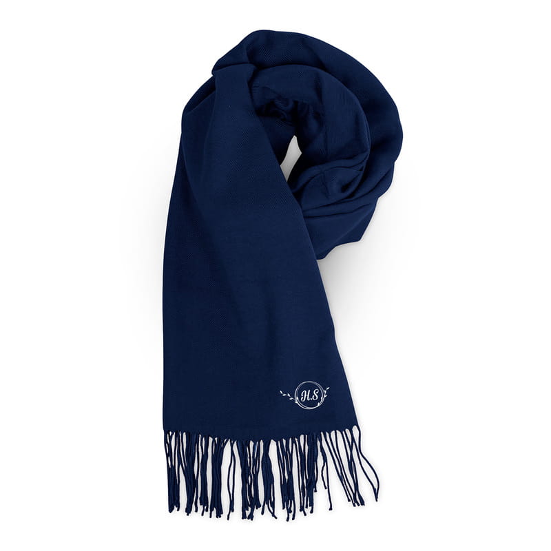 Kişiye Özel Monogram Tasarımlı Şal