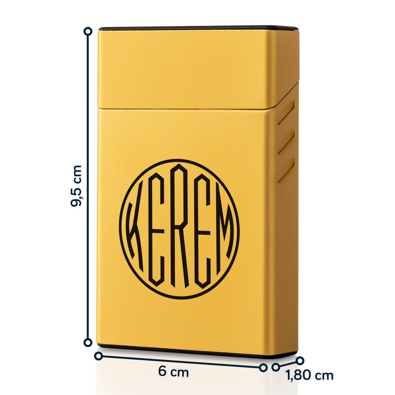 Monogram Tasarımlı Kişiye Özel Sigara Kutusu