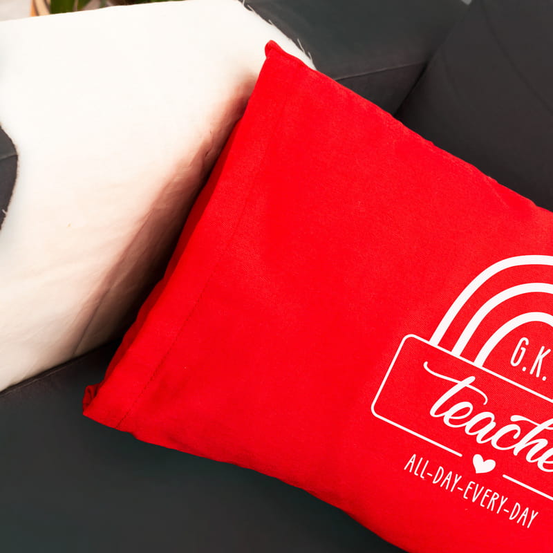 Öğretmenler Günü Hediyesi Kişiye Özel Bel Yastığı