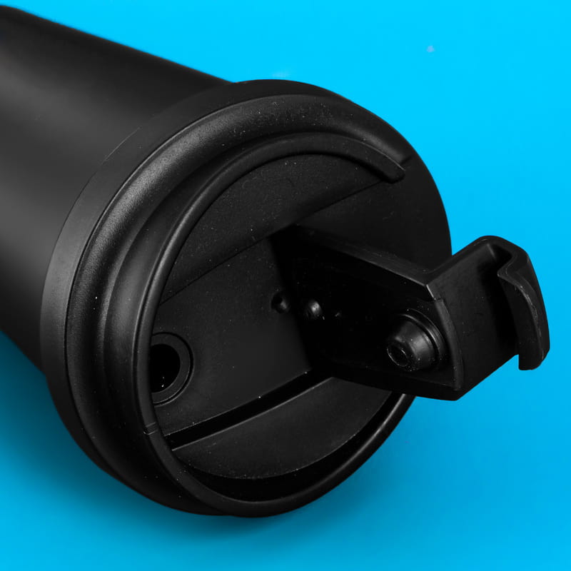 Öğretmenler Günü Hediyesi Kişiye Özel Mat Siyah Çelik Termos