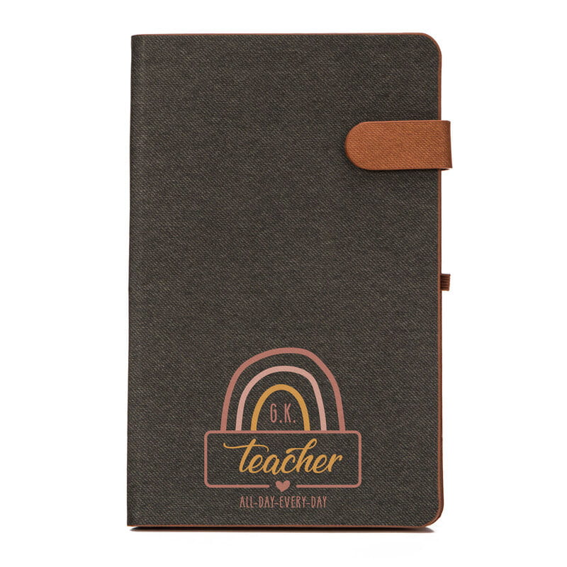 Öğretmenler Günü Hediyesi Kişiye Özel Renkli Not Defteri